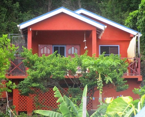 This Hotel, situated on the Caribbean side of Bequia, nestled amongst tropical trees and shrubs, is just above Lower Bay beach and village