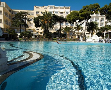 Capri - It's impossible to miss the grand entrance of this one-of-a-kind hotel, just steps from Capri town's central Piazzetta
