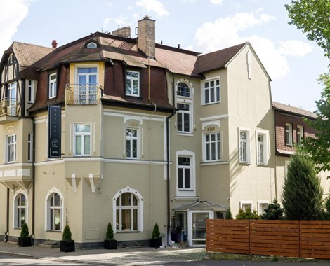 This is a boutique hotel housed in a renovated late 19th-century villa