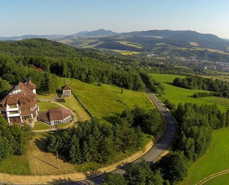 The Hotel and Resort is located on a hill above the historic town of Bardejov in north-eastern Slovakia and offers beautiful views over the valley