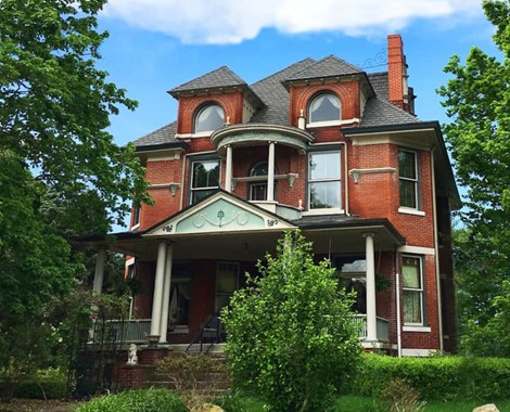 This 1899 Victorian Mansion overflows with history and romantic ambiance of the Queen Anne and Revival eras