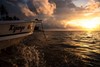 KBR boat sunrise